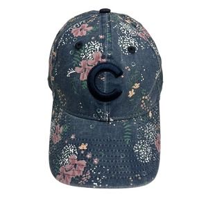 New Era Navy Floral 'C' Baseball Cap